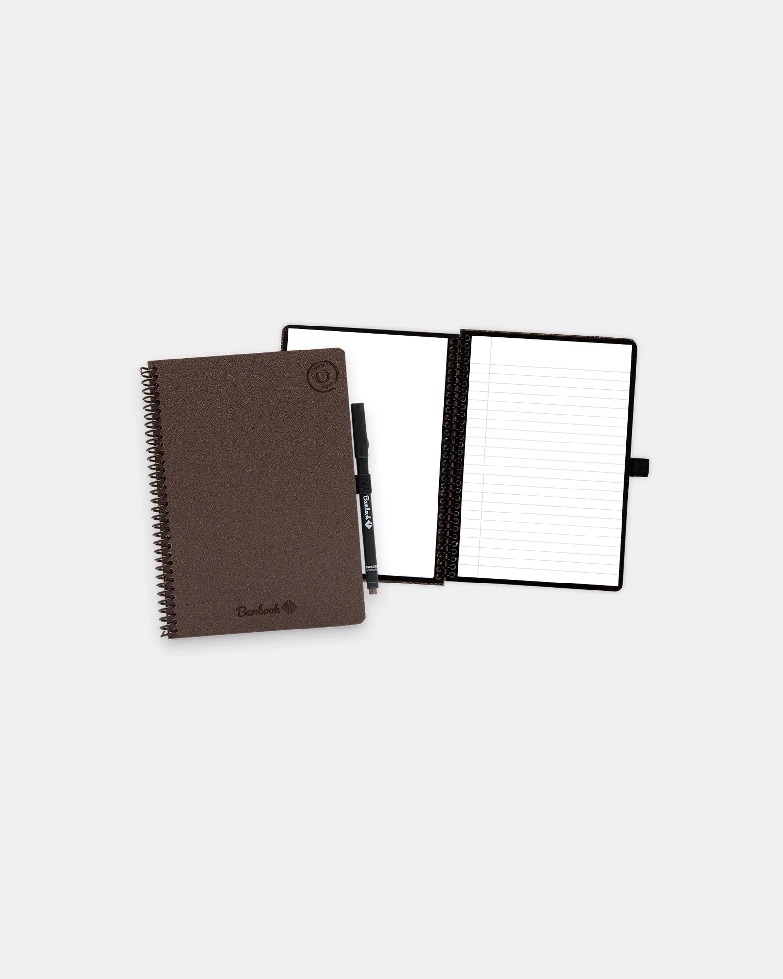 Cahier en marc de café recyclé Bambook A5 à personnaliser - 1